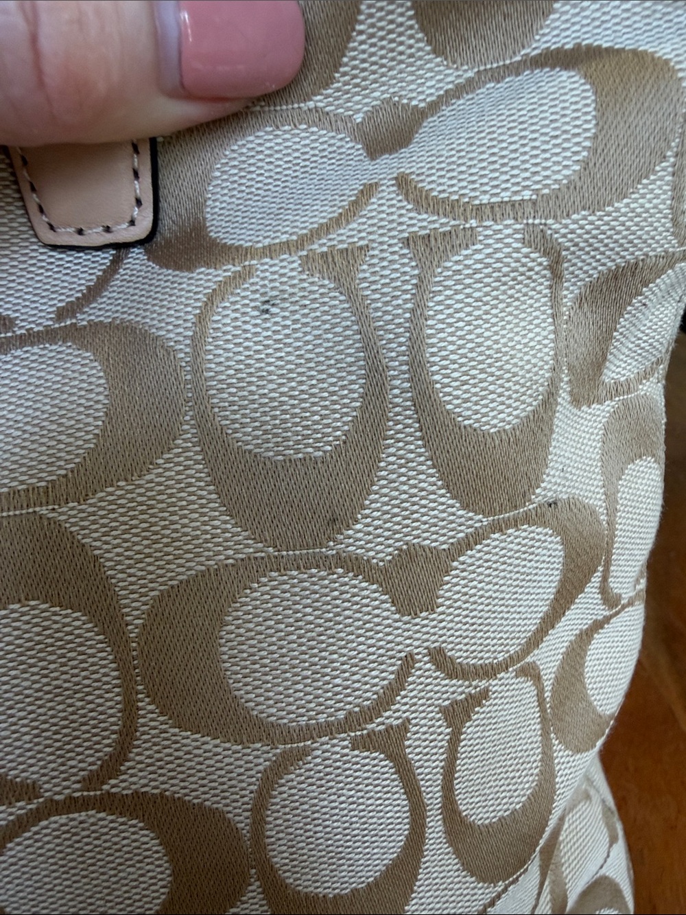Coach 2013 Classic Jewel Tone Jacquard Monogram Signature Stripe Bag (GUC) - Picture 17 of 17